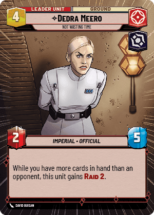 ⟡ Dedra Meero, Not Wasting Time (back)