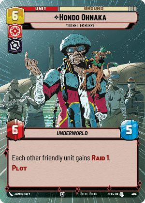 ⟡ Hondo Ohnaka, You Better Hurry