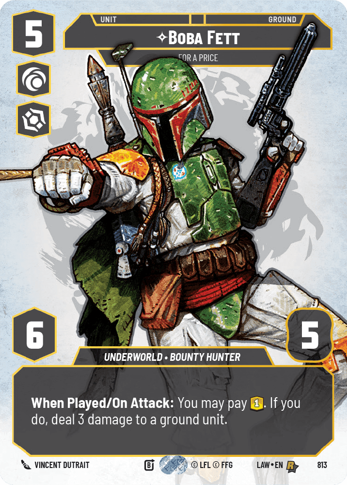 ⟡ Boba Fett, For a Price