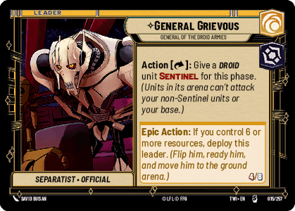 ⟡ General Grievous, General of the Droid Armies