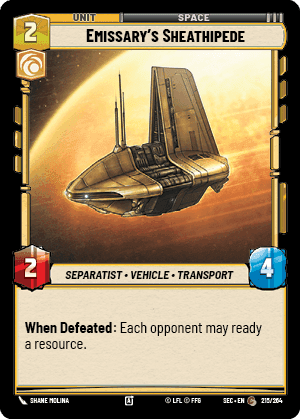 Emissary's Sheathipede