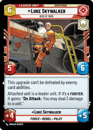 ⟡ Luke Skywalker, Hero of Yavin (back)