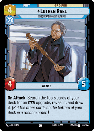 ⟡ Luthen Rael, Masquerading Antiquarian