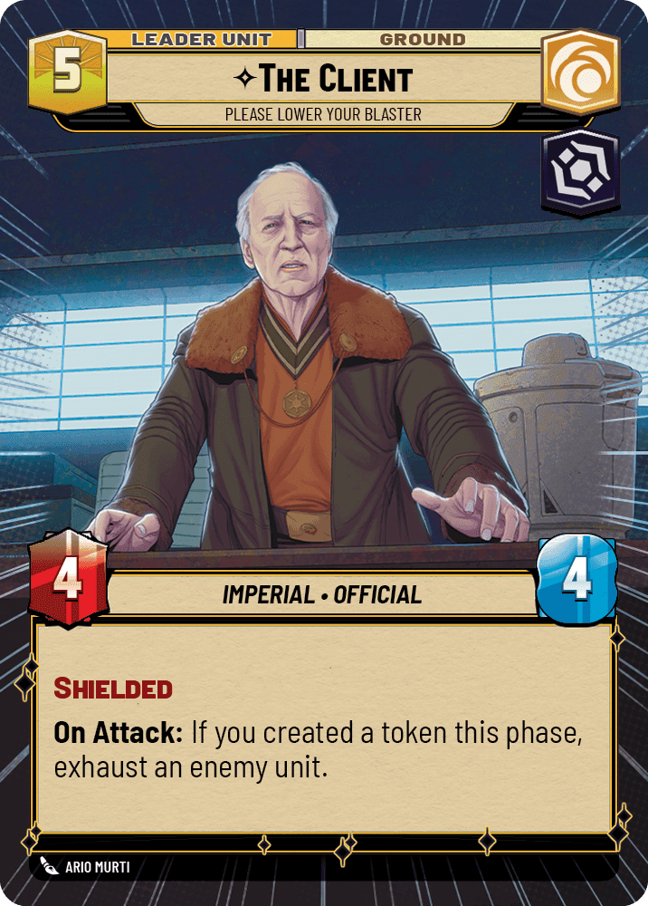 ⟡ The Client, Please Lower Your Blaster (back)