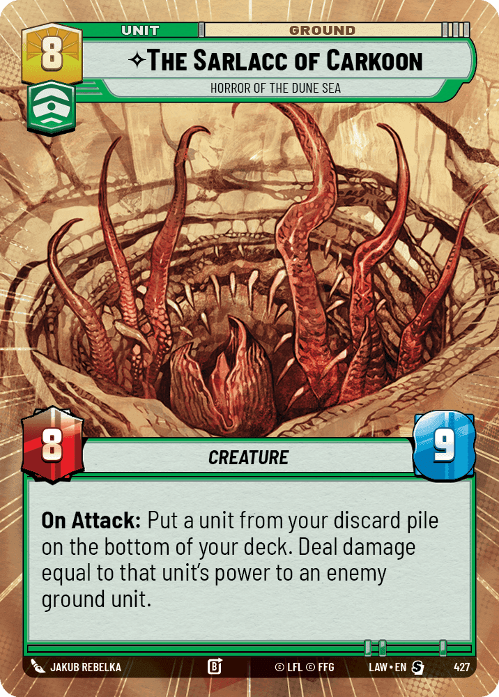 ⟡ The Sarlacc of Carkoon, Horror of the Dune Sea