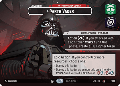 ⟡ Darth Vader, Victor Squadron Leader