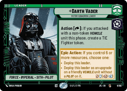 ⟡ Darth Vader, Victor Squadron Leader