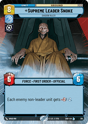 ⟡ Supreme Leader Snoke, Shadow Ruler