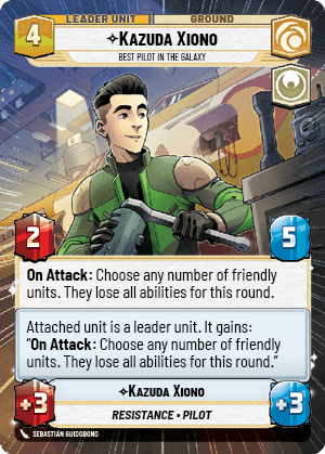 ⟡ Kazuda Xiono, Best Pilot in the Galaxy (back)