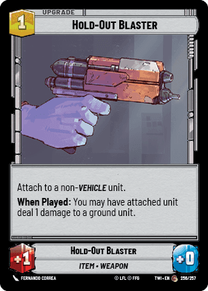 Hold-Out Blaster