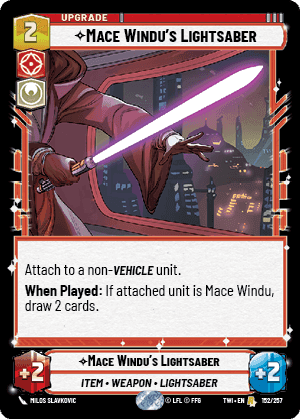 ⟡ Mace Windu's Lightsaber