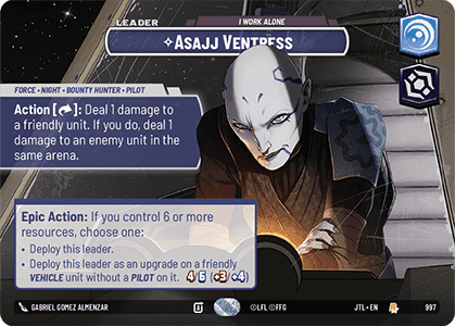 ⟡ Asajj Ventress, I Work Alone