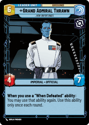 ⟡ Grand Admiral Thrawn, ...How Unfortunate (back)