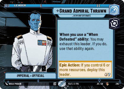 ⟡ Grand Admiral Thrawn, ...How Unfortunate