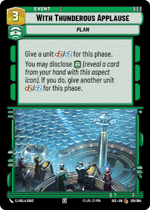 With Thunderous Applause