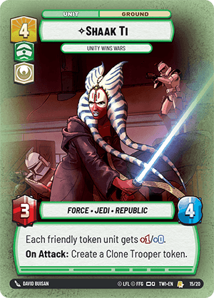 ⟡ Shaak Ti, Unity Wins Wars