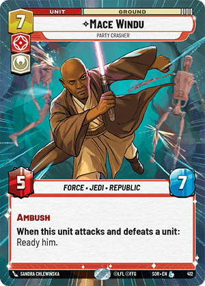 ⟡ Mace Windu, Party Crasher