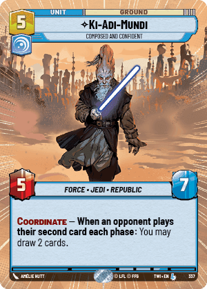⟡ Ki-Adi-Mundi, Composed and Confident
