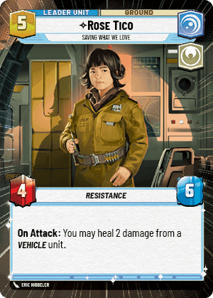 ⟡ Rose Tico, Saving What We Love (back)
