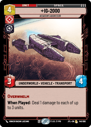 ⟡ IG-2000, Assassin's Aggressor