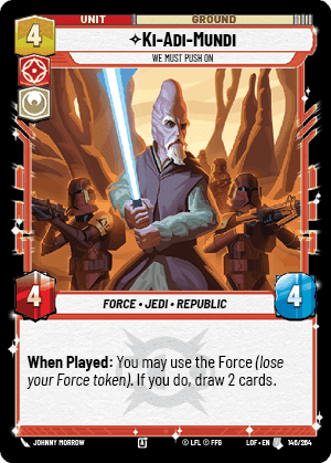 ⟡ Ki-Adi-Mundi, We Must Push On