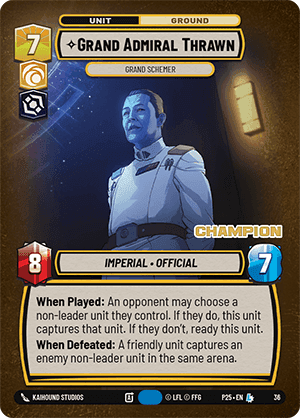 ⟡ Grand Admiral Thrawn, Grand Schemer