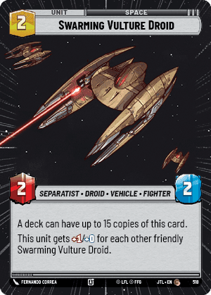 Swarming Vulture Droid