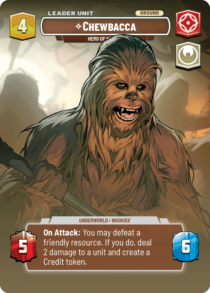 ⟡ Chewbacca, Hero of Kessel (back)