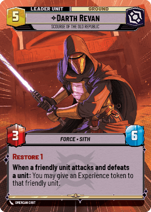 ⟡ Darth Revan, Scourge of the Old Republic (back)