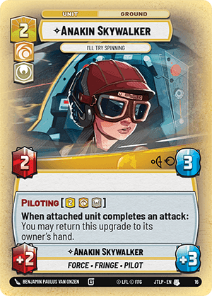 ⟡ Anakin Skywalker, I'll Try Spinning