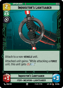 Inquisitor's Lightsaber