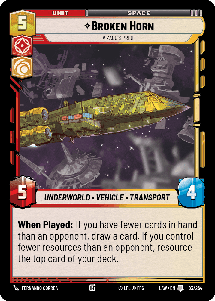 ⟡ Broken Horn, Vizago's Pride