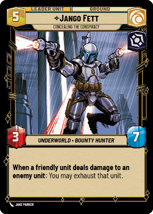 ⟡ Jango Fett, Concealing the Conspiracy (back)