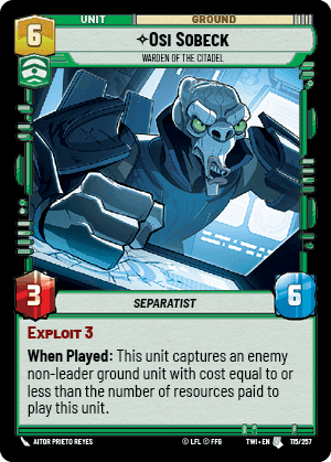 ⟡ Osi Sobeck, Warden of the Citadel