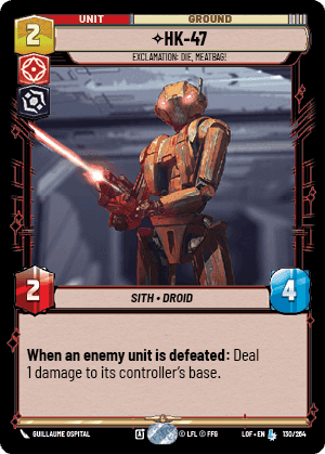 ⟡ HK-47, Exclamation: Die, Meatbag!