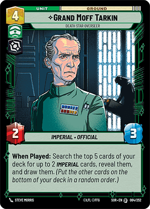 ⟡ Grand Moff Tarkin, Death Star Overseer