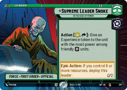 ⟡ Supreme Leader Snoke, In the Seat of Power