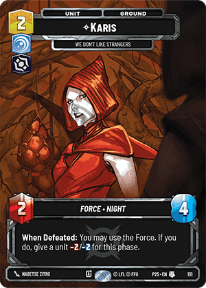 ⟡ Karis, We Don't Like Strangers