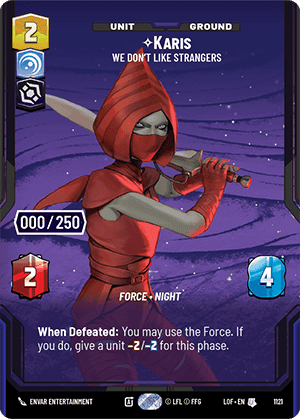 ⟡ Karis, We Don't Like Strangers