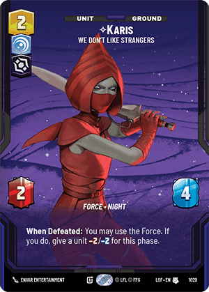 ⟡ Karis, We Don't Like Strangers