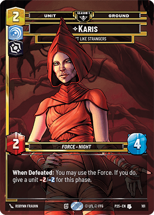 ⟡ Karis, We Don't Like Strangers