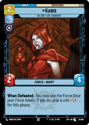 ⟡ Karis, We Don't Like Strangers