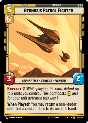 Geonosis Patrol Fighter
