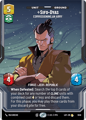 ⟡ Sifo-Dyas, Commissioning An Army