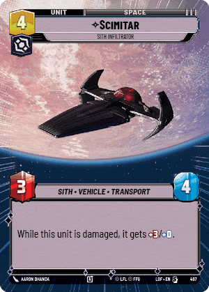⟡ Scimitar, Sith Infiltrator