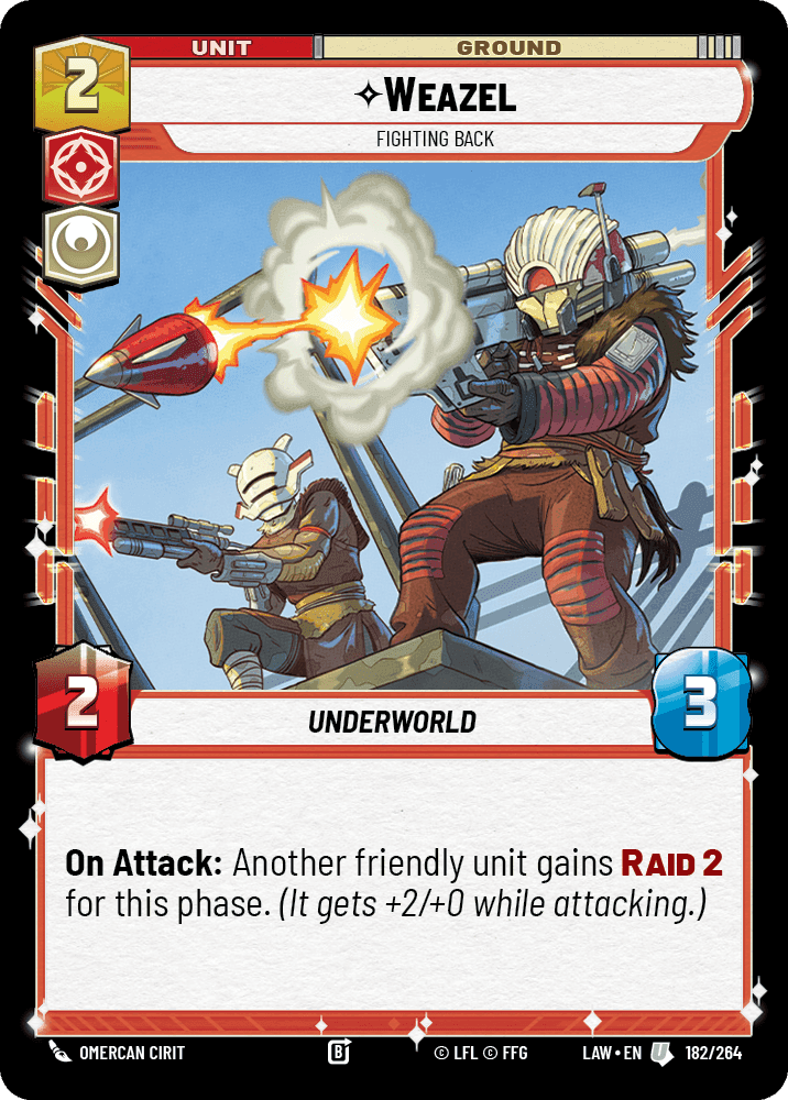 ⟡ Weazel, Fighting Back