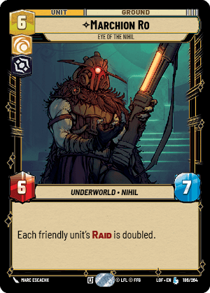 ⟡ Marchion Ro, Eye of the Nihil