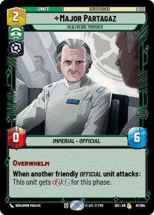 ⟡ Major Partagaz, Healthcare Provider