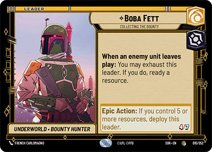 ⟡ Boba Fett, Collecting the Bounty