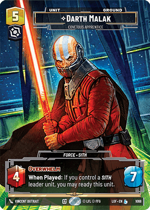 ⟡ Darth Malak, Covetous Apprentice